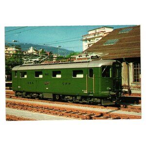 Swiss Federal Railways SBB Re 4/4 Electric Locomotive 10013 Postcard Vintage 80'
